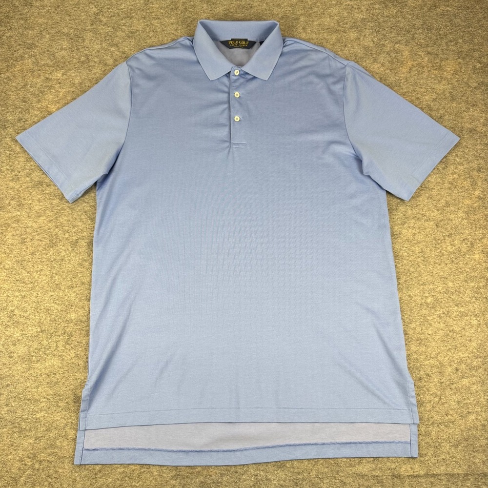 Polo Golf Ralph Lauren Polo Shirt Performance Blue Mens Large L